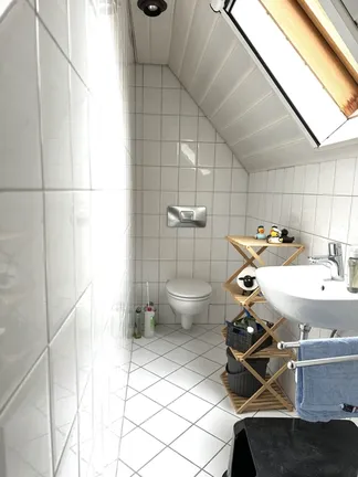 WC am Schlafzimmer