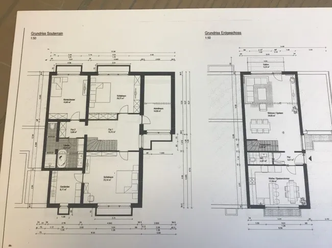 Grundriss nach Umbau