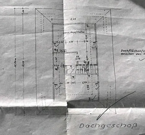 Grundriss Dachgeschoss