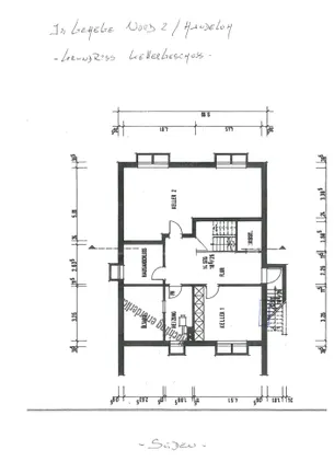 Grundriss Kellergeschoss
