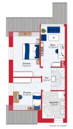 Grundriss Dachgeschoss