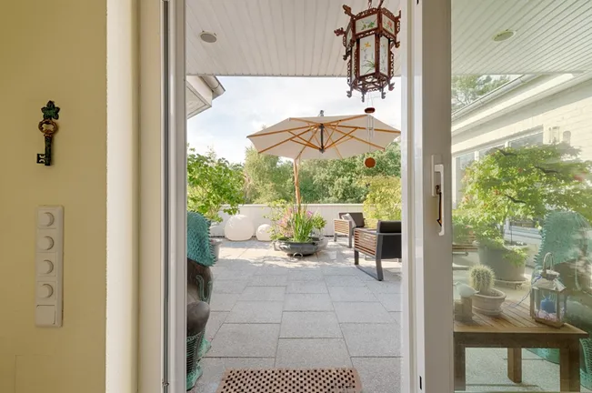 Zugang zur Dachterrasse