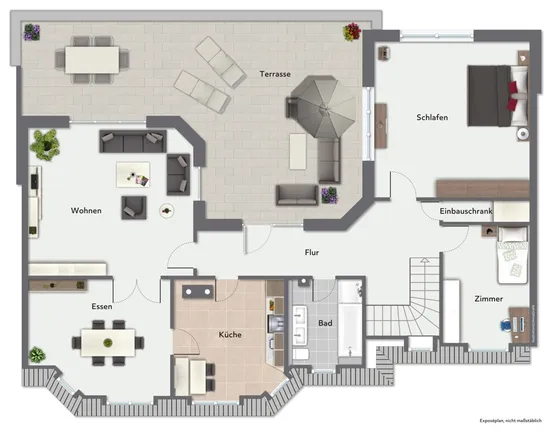 Grundriss Obergeschoss 