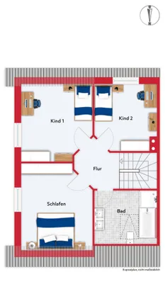Grundriss Dachgeschoss