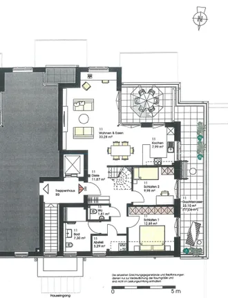 Grundriss Staffelgeschoss