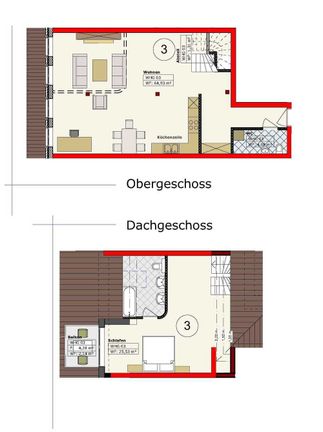 Grundriss Wohnung 3