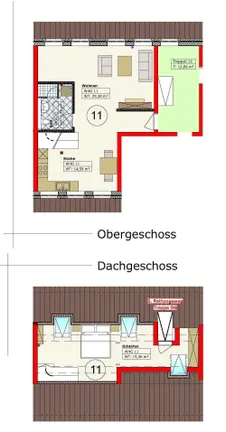 Grundriss Wohnung 11