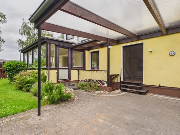 Überdachter Terrassenbereich