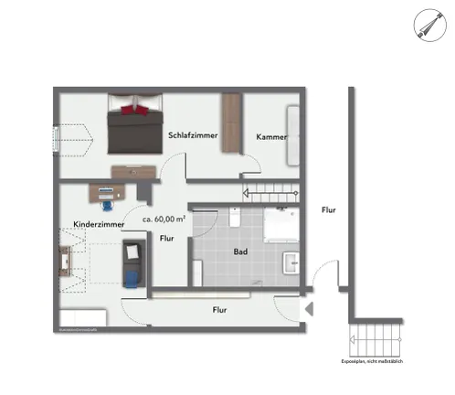 Grundriss Obergeschoss