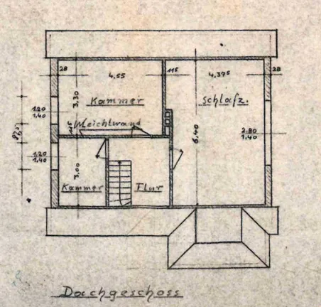 Grundriss Dachgeschoss