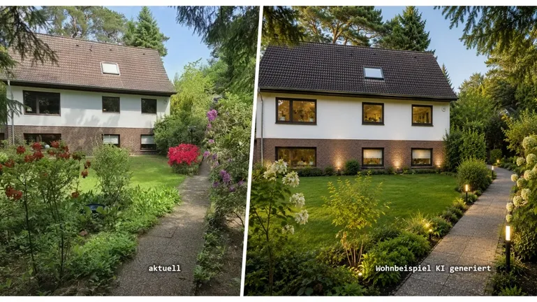 Hausansicht KI
