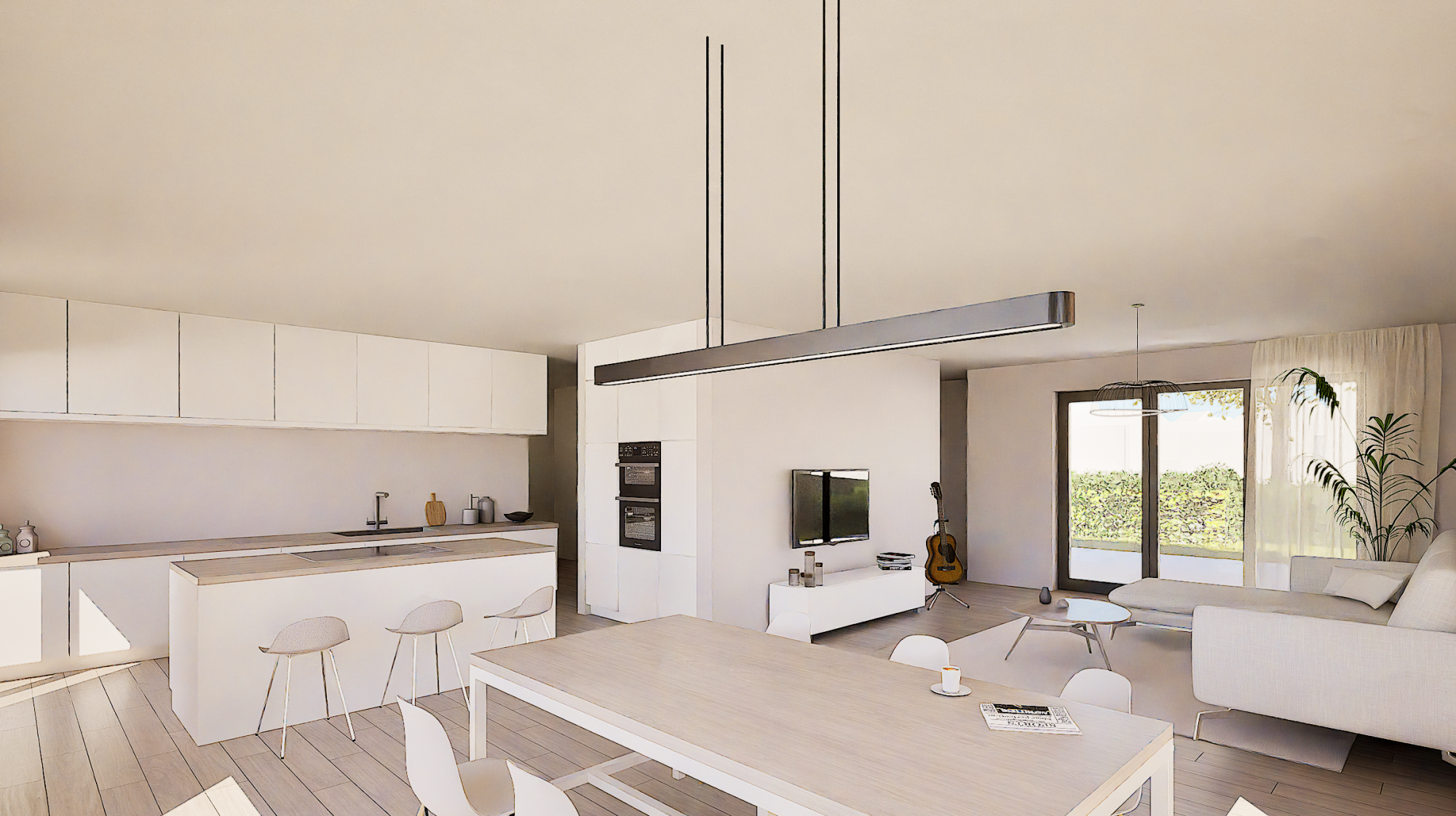 Visualisierung Wohnen/Essen/Kochen