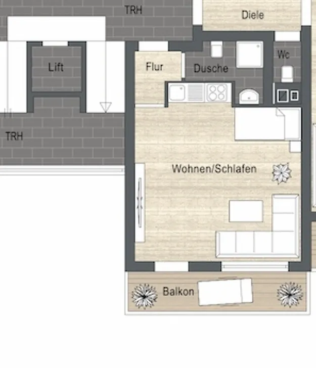 Vermietetes Appartement in Ennepetal Voerde Wohnung zum Kauf