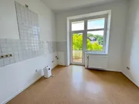 Küche mit Ausgang Balkon