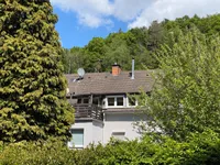 Rückansicht Blick aus Garten