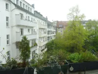 Blick vom Balkon