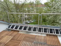 Dachterrasse mit Hofblick