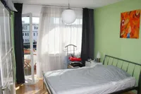 Schlafzimmer mit Balkon