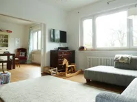 Wohnzimmer mit Schiebetür