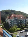 Aussicht vom Balkon