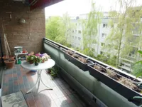 Überdachter Balkon