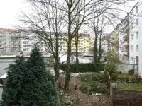 Blick vom Balkon