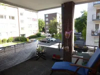 Überdachter Balkon