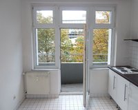 Küche mit kleinem Balkon