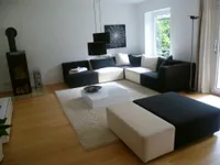 Wohnzimmer mit Kaminofen