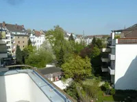 Blick vom Balkon