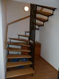 Treppe zum Dachgeschoss