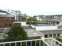 Blick vom Balkon