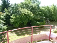 Blick vom Balkon
