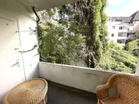 Balkon mit Grünblick