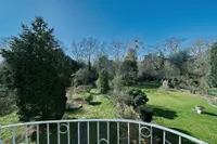 Balkonblick in den Garten