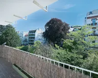 Balkon mit Blick in die Gärten