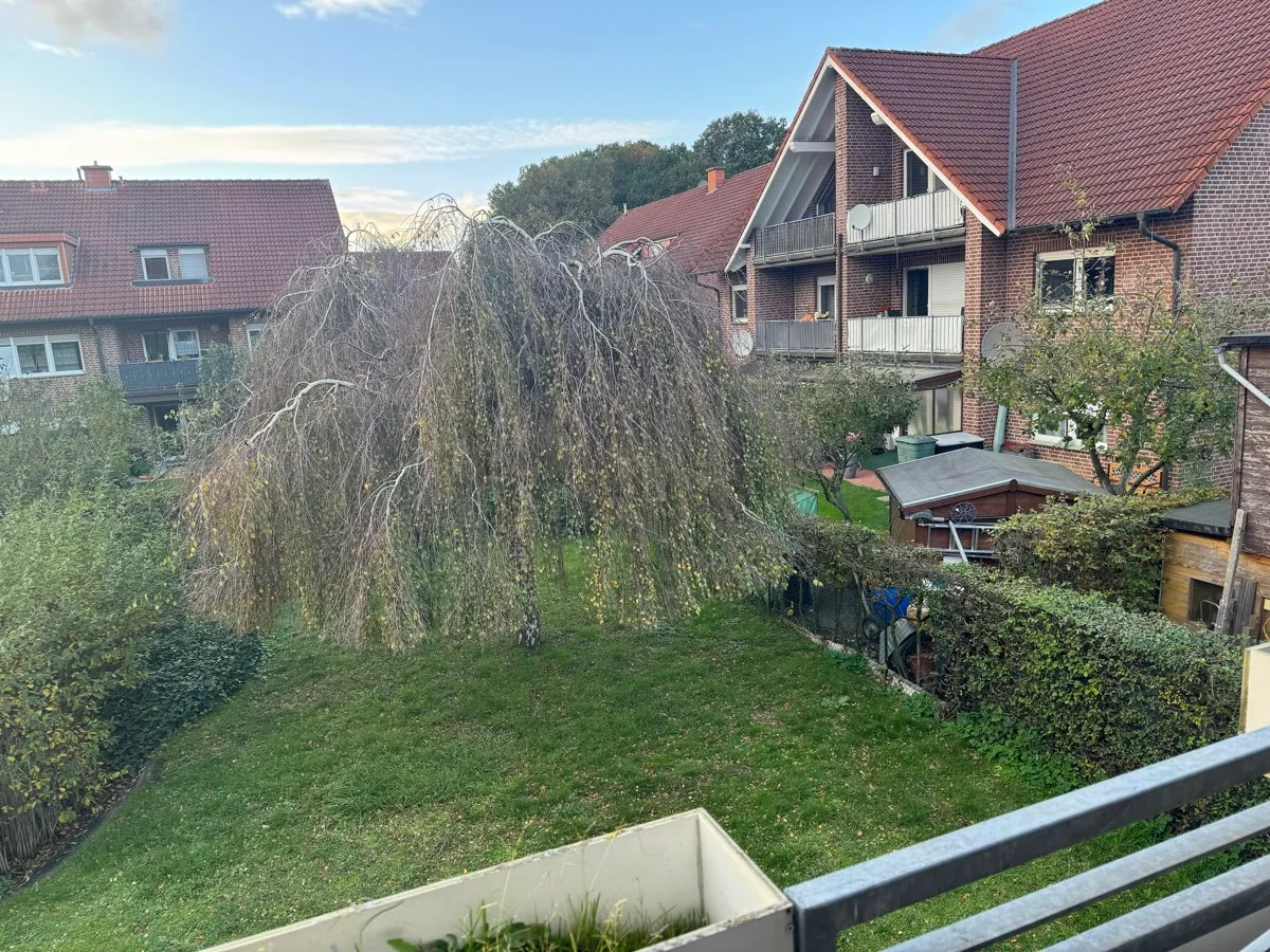 Blick vom Balkon