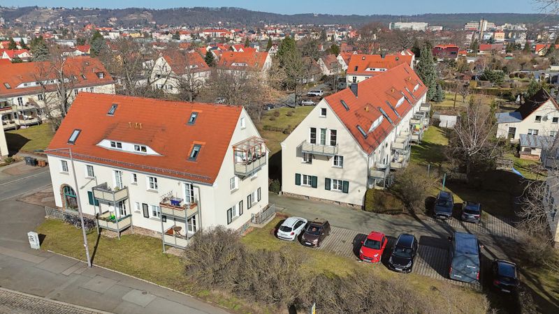 +++ Vermietete 2-Zimmer-Erdgeschosswohnung mit Balkon und Stellplatz in Dresden-Kaditz +++
