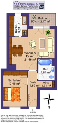 Grundriss Wohnung