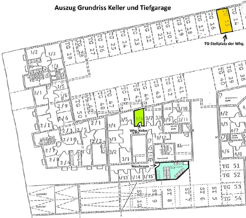 Grundriss Keller und TG