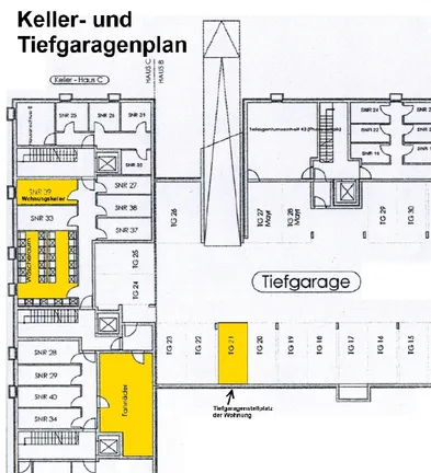 Grundriss Keller und TG