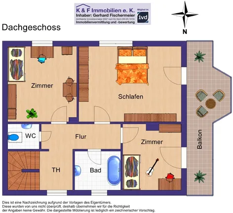 Grundriss Dachgeschoss