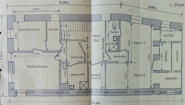 Grundriss 1. OG