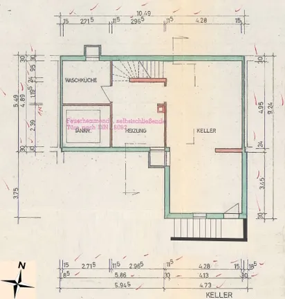 Grundriss Kellergeschoss