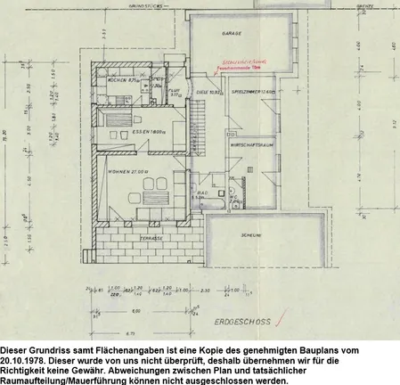 Grundriss Erdgeschoss