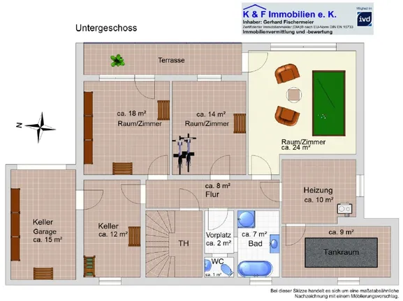 Grundriss Untergeschoss