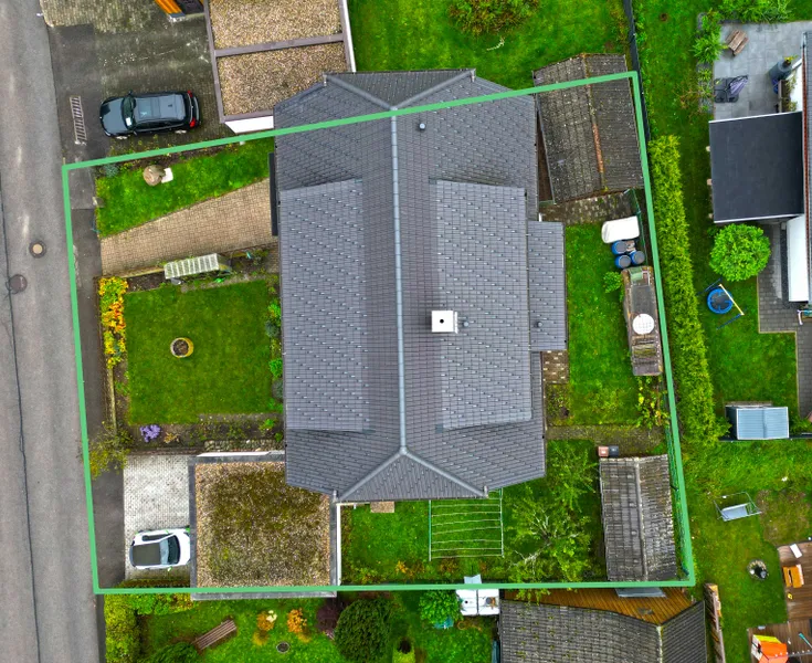 Draufsicht-Grundstück