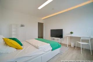 Wohnschlafzimmeransicht