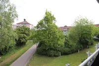 Blick vom Balkon
