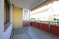 Geräumiger Balkon